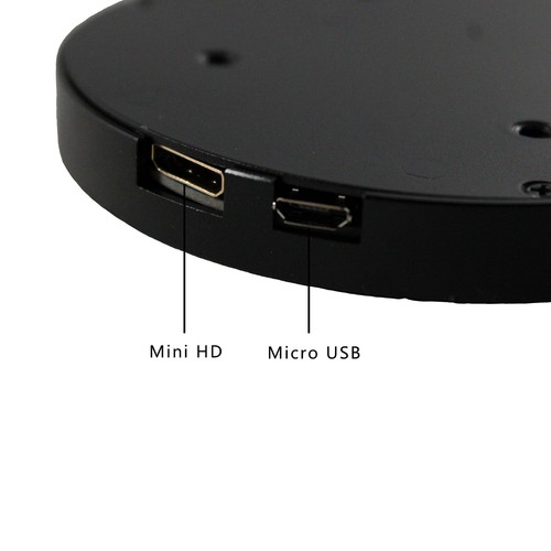 7.4cm 2.1" 480x480 IPS Round LCD Monitor ,Mini HD Video Input,Micro USB Power - Picture 4 of 6