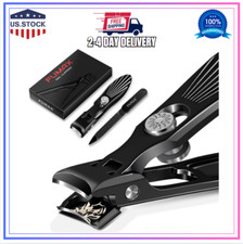 2024 New German Nail Clippers for Men, Upgrade Wide Jaw Opening Nail Clippers Wi