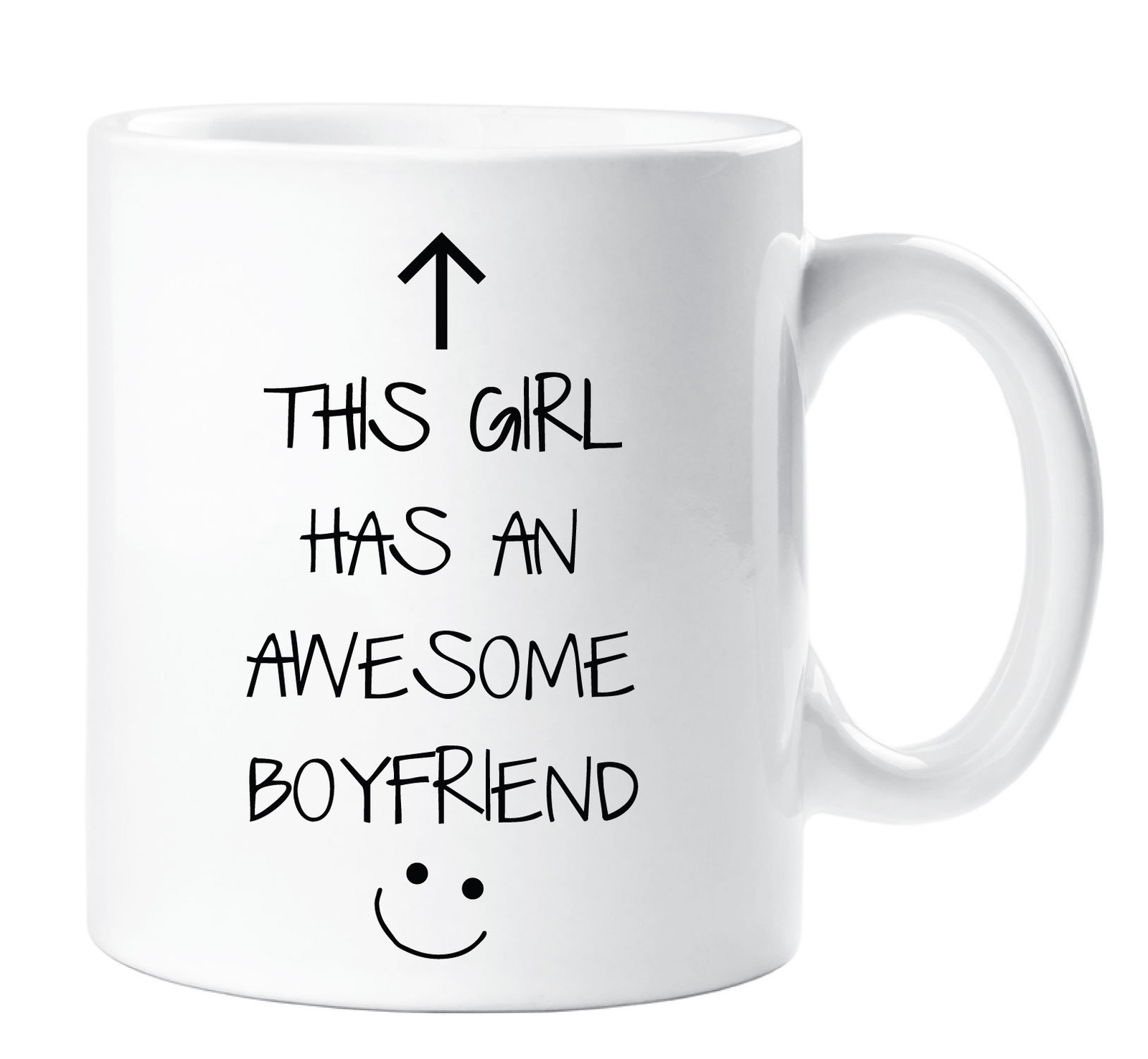 Awesome Boyfriend Gift Mug - Ceramic Novelty Present for Girlfriend