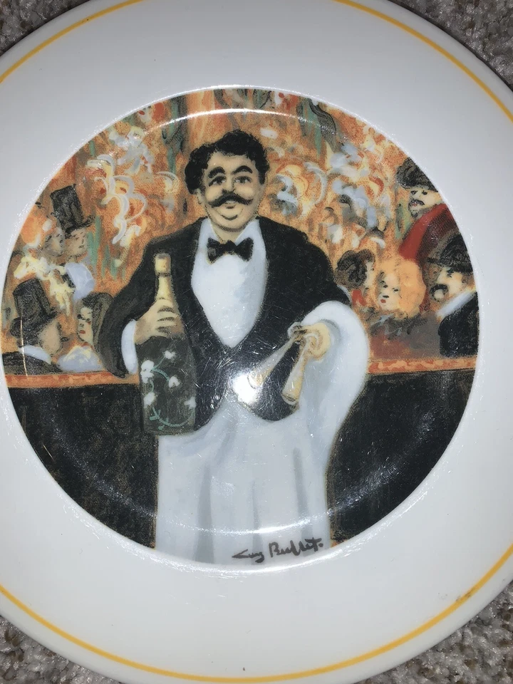 Guy Buffet Collection 8" Plato The Cabaret Suite Por Eschenbach Porzellan Alemania Foto 2 de 4