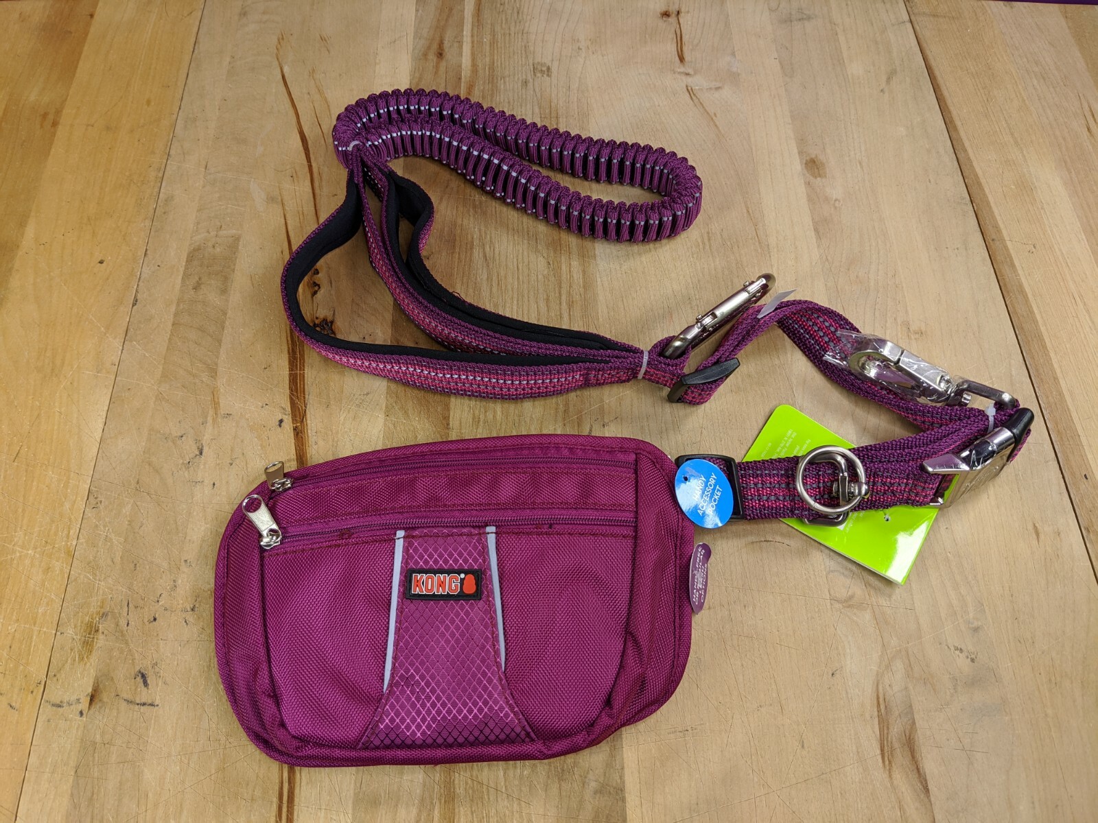 kong hands free leash with pouch