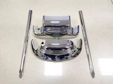 ABS Front & Rear Fender Tip Spear Trim For Harley Heritage Softail Classic FLSTC