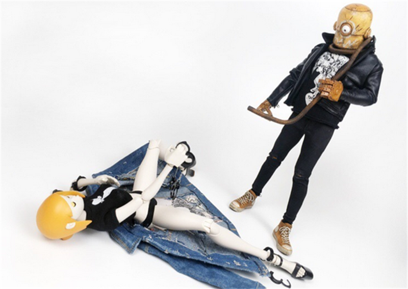 ThreeA 3A TOYS HALLOWEEN LIZ AND NABLER GUY 1/6 Action FIgure New
