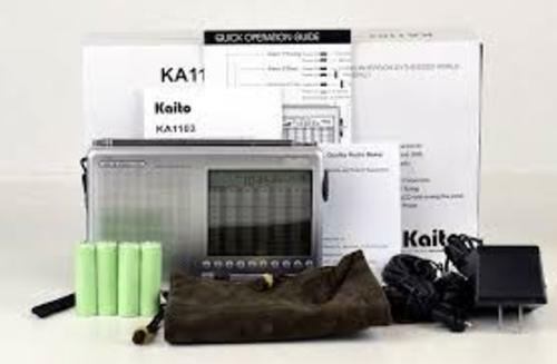 Kaito KA1103 AM/FM Stereo SSB SW Radio w/AC Adapter & T1 SW