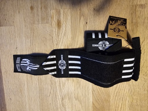 Genuine Better Bodies/Gasp Heavy Duty Wrist Wraps. Black. BNWT. 18 Inch. Gym. - Picture 3 of 9