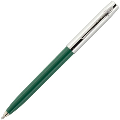 Fisher Space Pen Apollo Space Fisher PR4 Black Ink Chrome Cap. Green Barrel