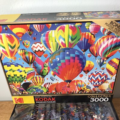 Cra-Z-Art Kodak Collector 3000 Piece Puzzle Hot Air Baloons Never