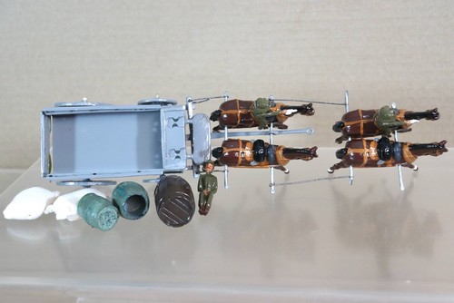 FUSILIER MINIATURES BOER WAR ARMY GENERAL SERVICE SUPPLY WAGON with SLOUCH HAT - Picture 11 of 13