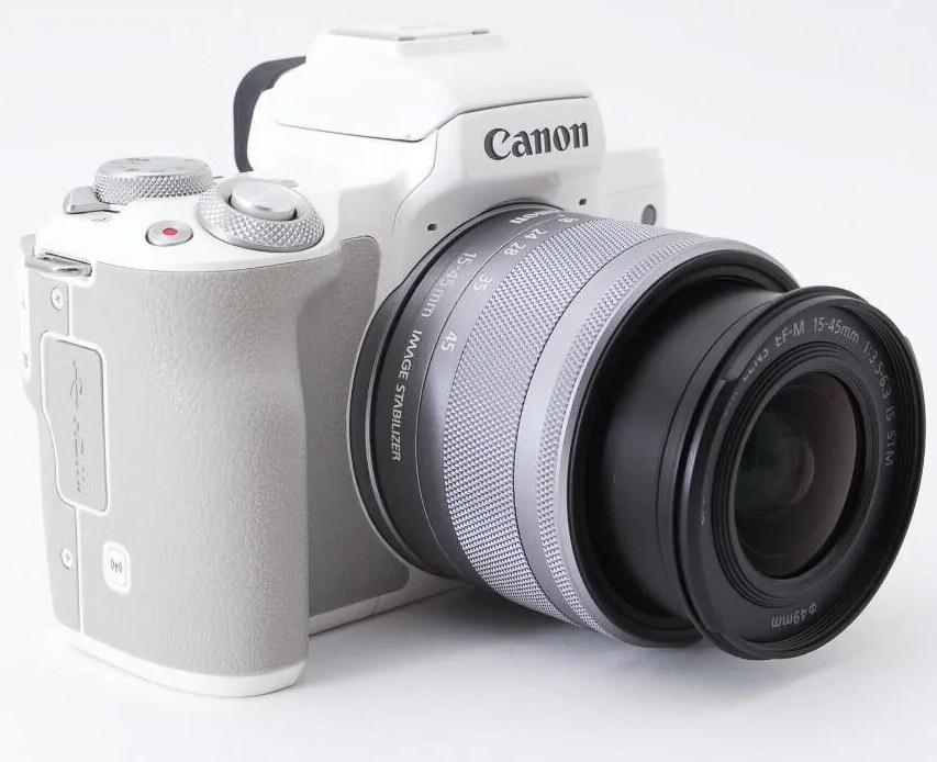 Canon EOS M ホワイト EF-M 15-45mm Amazon | キヤノン EOS Kiss M 【EF-M15-45 IS STM レンズキット