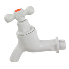 Faucet Water Tap Cold Kitchen Mixer Sink Single Hot Basin Pull Plastic Bathroom