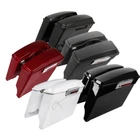 5" Stretched Extended Hard Saddlebags Fit For Harley Touring Models 1993-2013