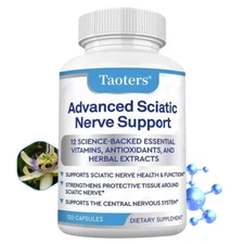 Advanced Sciatic Nerve Support Supplement,Soothe Aches,Anti-Inflammatory