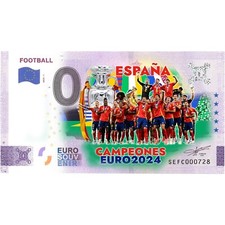 0€ ZERO EURO Souvenir - Football - Spain European Champions 2024 / 1