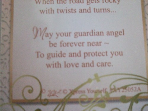 Pocket Keepsake Messages"Your Guardian Angel" no 2 Wallet/ Purse /Envelope - Picture 3 of 3