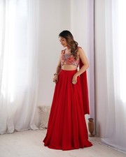 Bollywood Pakistani Bridal Ready Made Lehenga Lengha Choli Indian Wedding Party