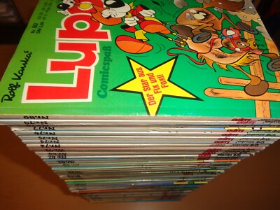 66x Lupo Taschenbuch Nr.4,6-11,15-17,20-22,25-41,43-54,56-72,74-80 Comic (Pabel)
