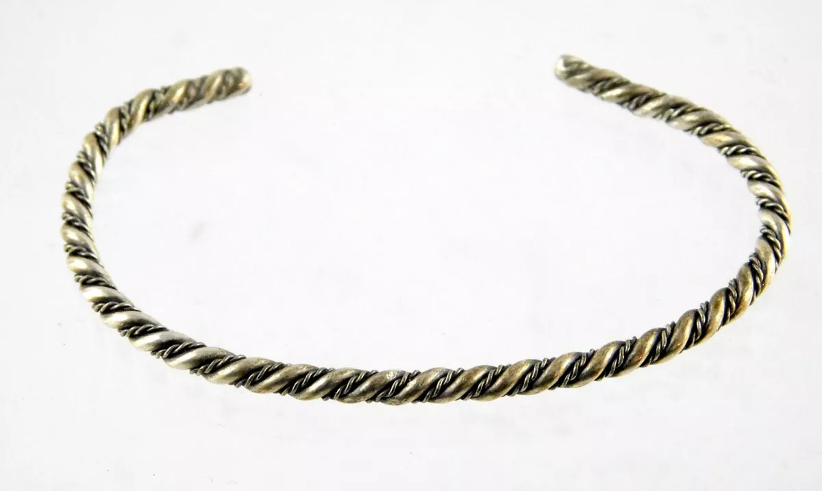 Sterling silver twisted cable cuff best sale bracelet