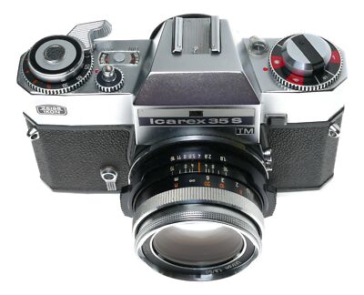 Zeiss Ikon Icarex 35S TM SLR Film Camera M42 Ultron 1.8/50
