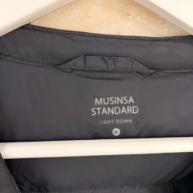 Musinsa Standard Lightweight Padded Jacket, XL, Pre-Owned, Black