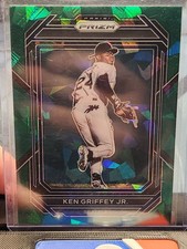 2023 Panini Prizm - Ken Griffey Jr #175 Green Ice Prizm