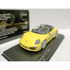 MINICHAMPS 1:43 Porsche 911 Targa 2013 Limited Edition Yellow Collectible Car