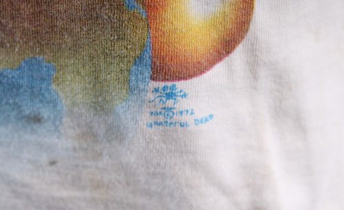 T-shirt vintage anni 70 Stanley Mouse Studios stampa test Grateful Dead taglia large - Foto 4 di 12