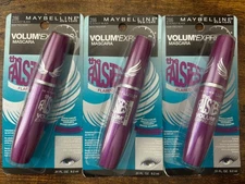 Maybelline The Falsies Flared Volume Express Mascara 286 Blackest Black - 3 Pack