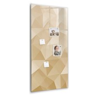 Glas Magnettafel Aus Sicherheitsglas Mit Marker Magneten Abstrakte Dreiecke
