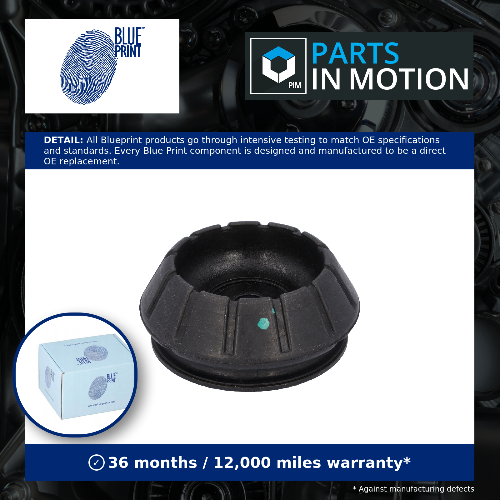 Top Strut Mounting Front ADBP800489 Blue Print 41710M68K00 41710M68K00000 New