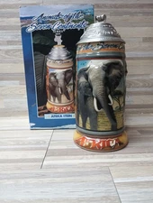 1997 CS308, Animals of the Seven Continents Series, "Africa"  Budweiser Stein