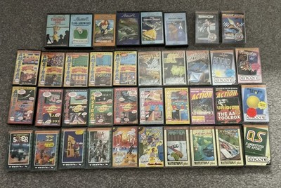 Amstrad CPC 464 Spiele Restposten Kassetten x38 Badlands Robocops Ninja Warriors etc 
