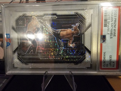 2023 Wwe Select Hbk Shawn Michaels White Sparkle Prizm Psa 10 Sp
