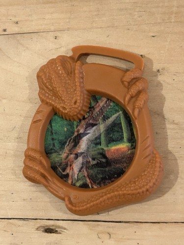 Jurassic Park: The Lost World Velociraptor lenticular holograma etiqueta dinosaurio 1997 - Imagen 2 de 4