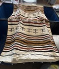 Multicolor Striped Native American Horsehair Rectangle Shape Blanket — photo 4