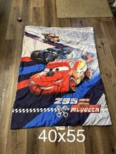 Disney Pixar Cars Comforter Blanket Lightning McQueen Mater 40x55