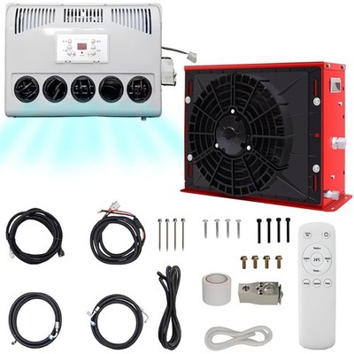 12V 12000 BTU Truck Air Conditioner Split AC Fits for Semi Trucks Bus RV Caravan