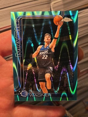 2025-26 Topps Chrome UPDATE Franz Wagner AQUA RAYWAVE REFRACTOR /199 Magic