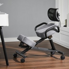 Kneeling Chair Orthopaedic Stool Ergonomic Posture Frame Seat Adjustable Height