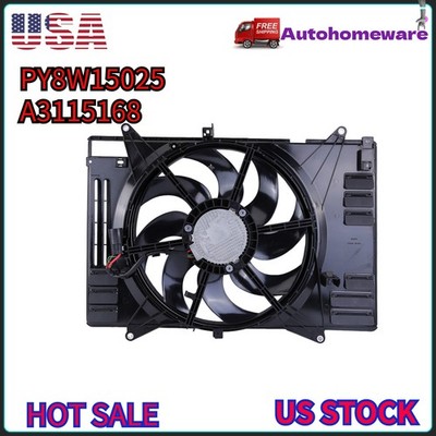 New Cooling Fans Assembly PY8W15025 Fits For Mazda CX-9 2016 2017 2018 2019-2023