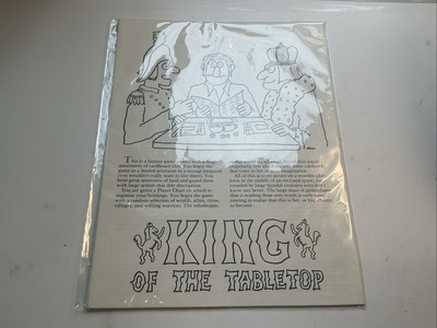 KING OF THE TABLETOP GAME VG++ From Dragon Magazine #77 - Game Only