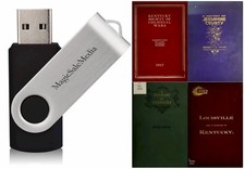 124 Old Books on Kentucky History Genealogy Ancestry Family Records Vol.1 on USB