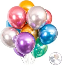 50pcs Rainbow Latex Balloons 12" Party Balloons Birthday Wedding Balloons
