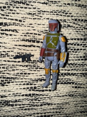 Vintage Star Wars Boba Fett Original 100% Komplett mit Blaster 1979 POTF Kenner HK