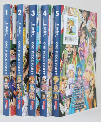 One Piece Party 1-5 (1.Auflage) , im Starterset, sehr guter Zustand, auf deutsch