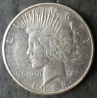 1928 S $1 Peace Silver Dollar