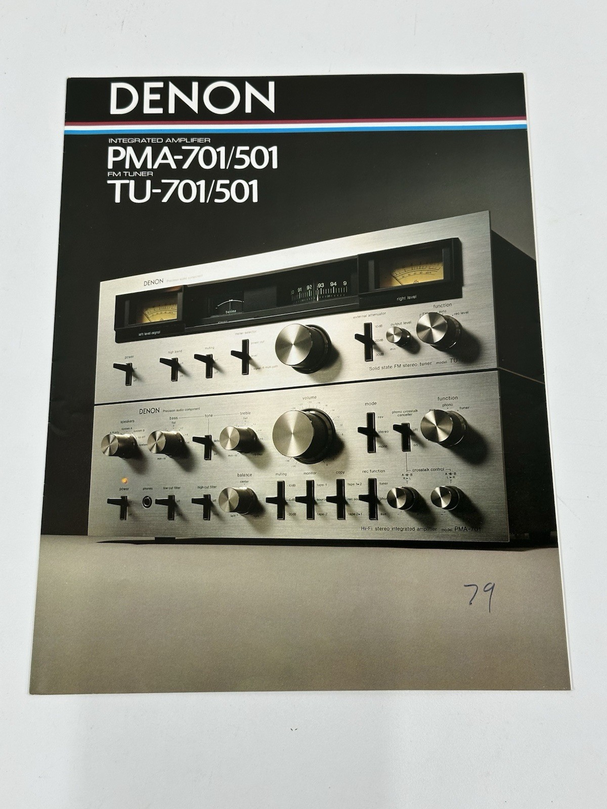 Denon TU-701 vintage audio equipment - eBay listing photo 2