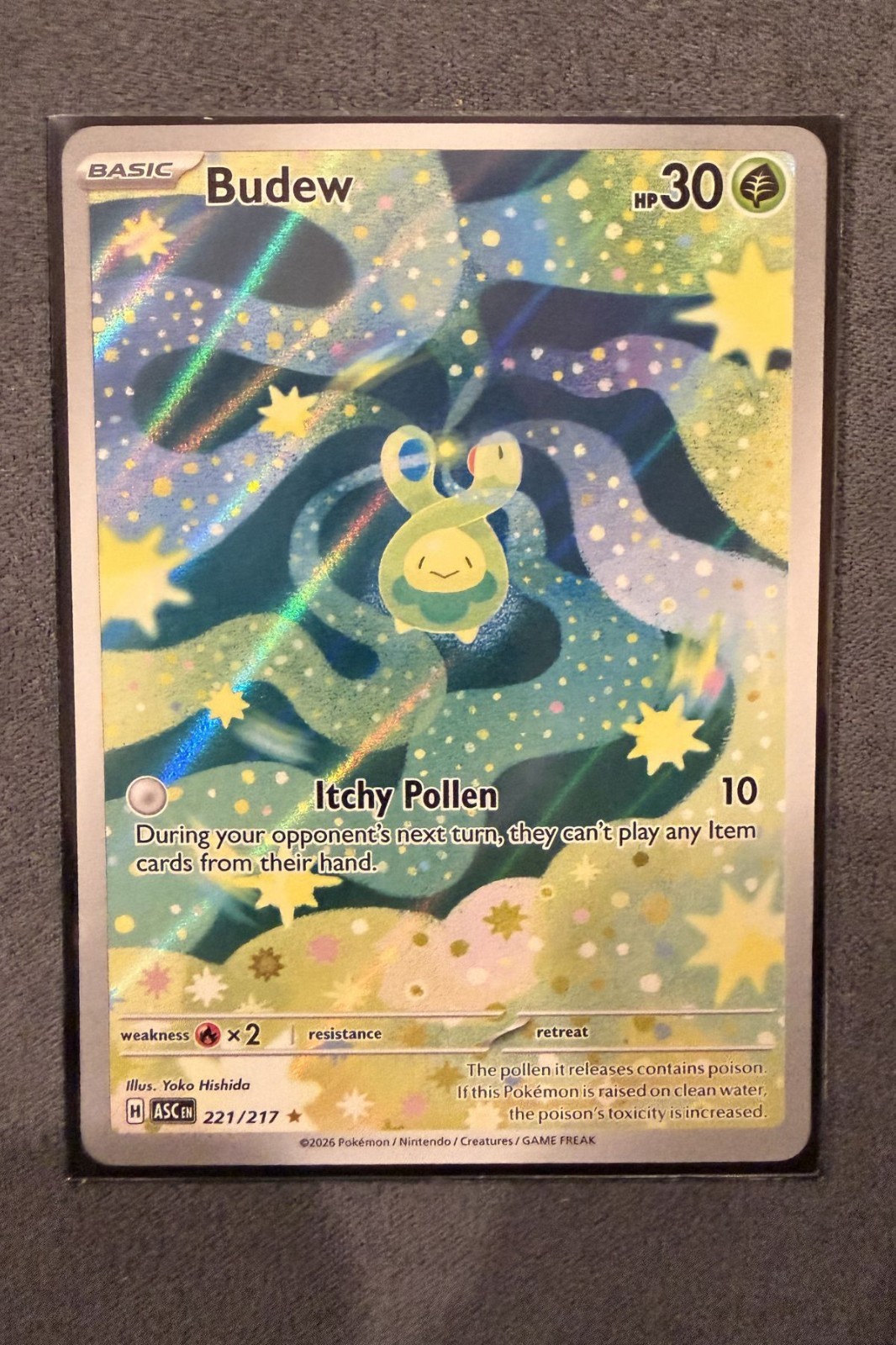 pokemon ascended heroes budew 221/217