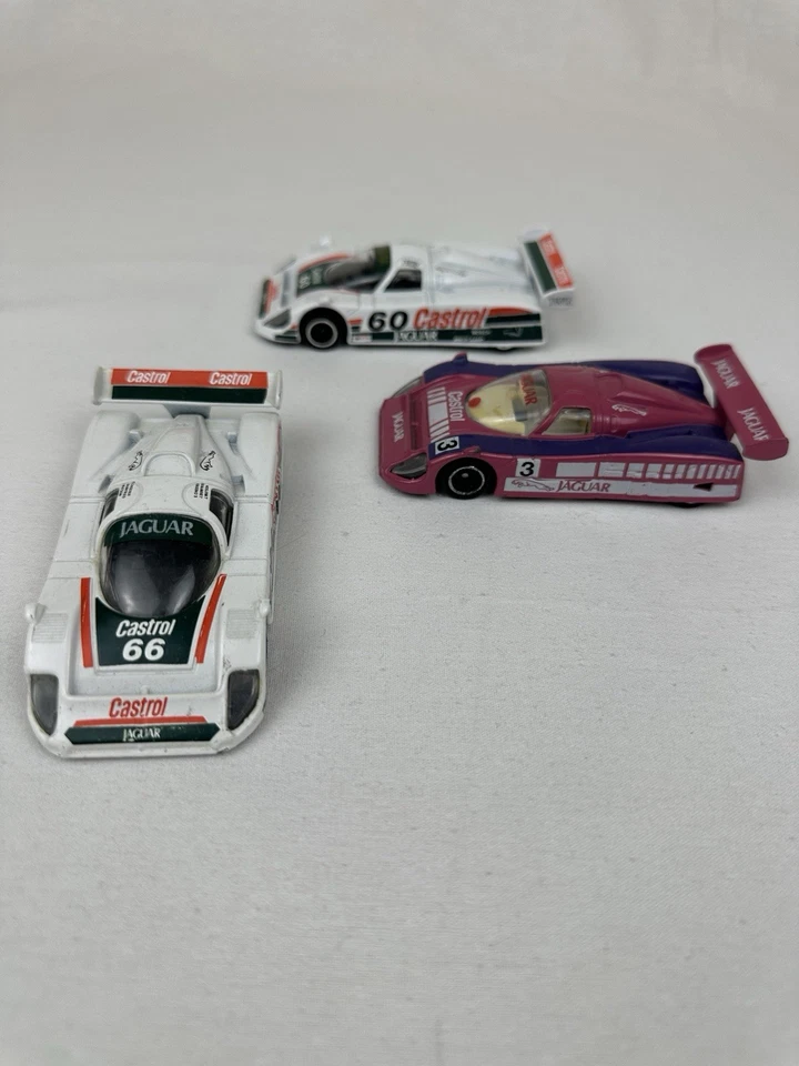 Rare Corgi Jaguar XJR9 le Mans 1:43 Die Cast Model Car Used Set Of 3 - Image 4 of 4