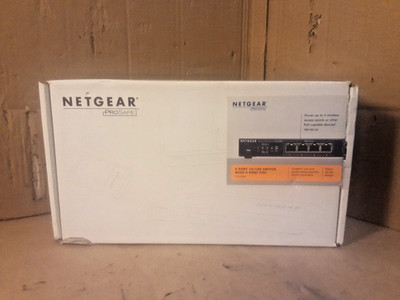 NETGEAR PROSAFE FS108P 8 PORT 10/100 ETHERNET 4 PORT POE SWITCH BOXED mit BITS