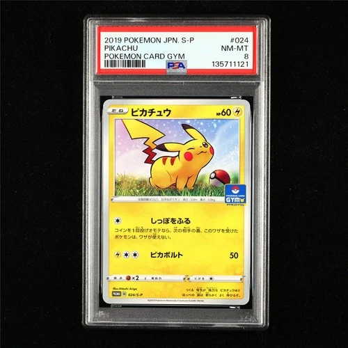 PSA 8 NM-MT 2019 Pokemon JPN Pikachu 024/S-P PROMO